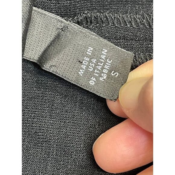 Eileen Fisher Womens pull on pants sz small black wool blend minimalist trouser - Picture 11 of 12